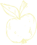 Stilisiertes Bild eines Apfels der Streuobstwiese